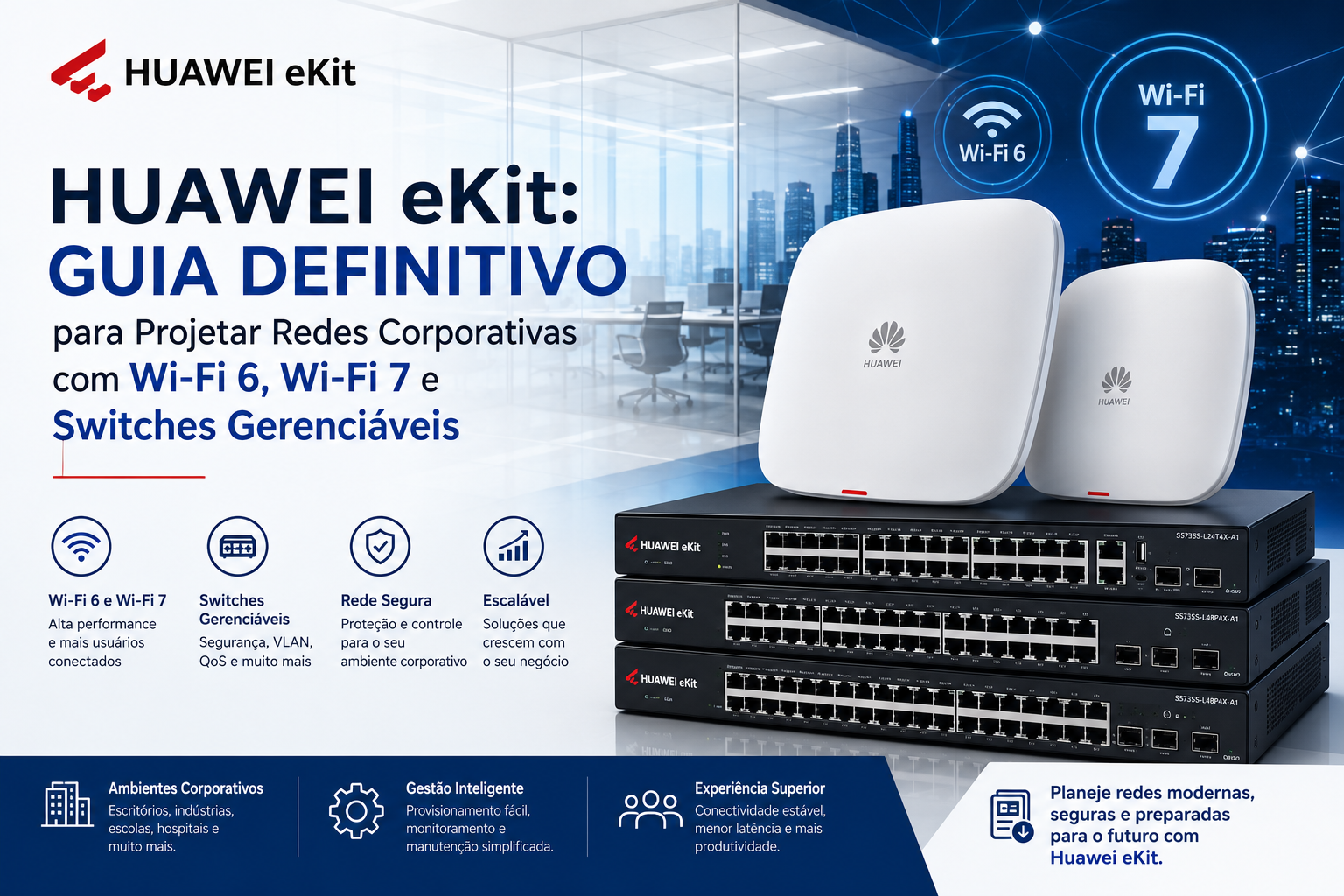 Huawei eKit: Guia Definitivo para Projetar Redes Corporativas