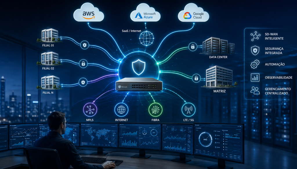 Secure SD-WAN: Guia Completo de Arquitetura, Gestão e Operação