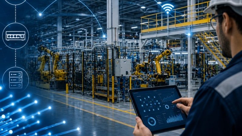 Backbone em Fibra Óptica e Wi-Fi Industrial | Case Truck Bus